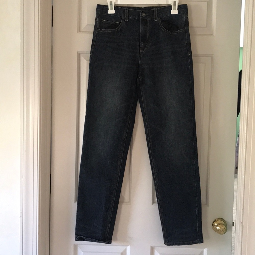 Faded Glory dark jeans -like new size 18